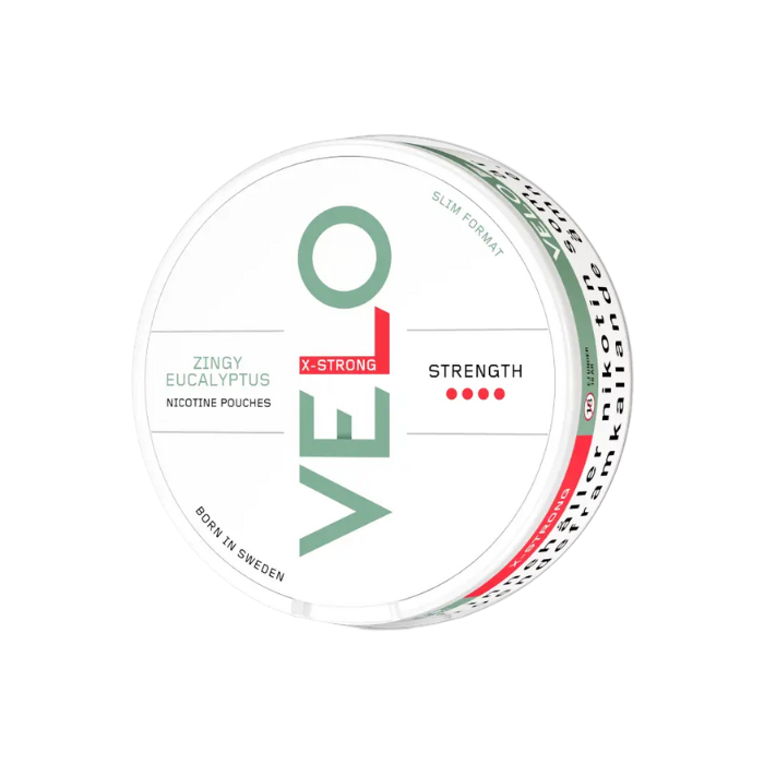 VELO - Packung: zingy eucalyptus, nicotine pouches, strength 4