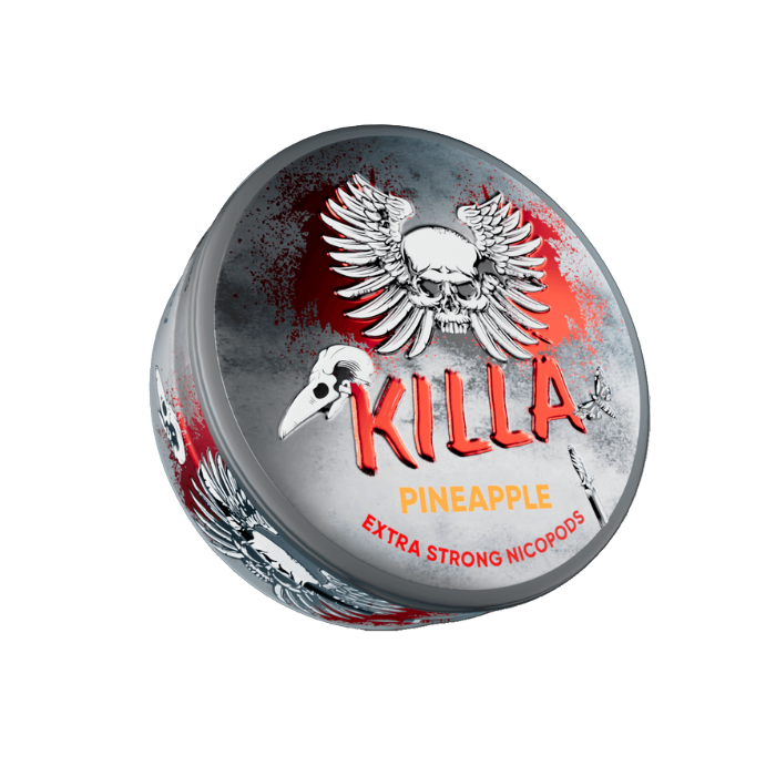 KILLA - Packung: pineapple, extra strong nicopods