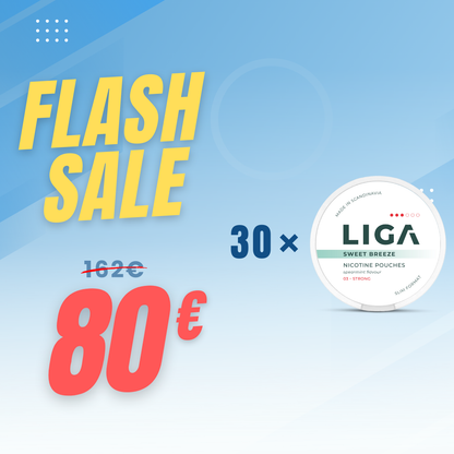 30x LIGA Sweet Breeze Packung im Angebot: Statt 162€ = 80€