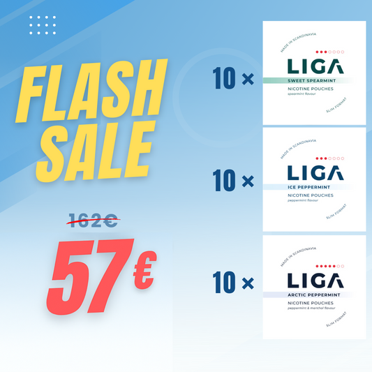 FLASH SALE: 30x LIGA Snus