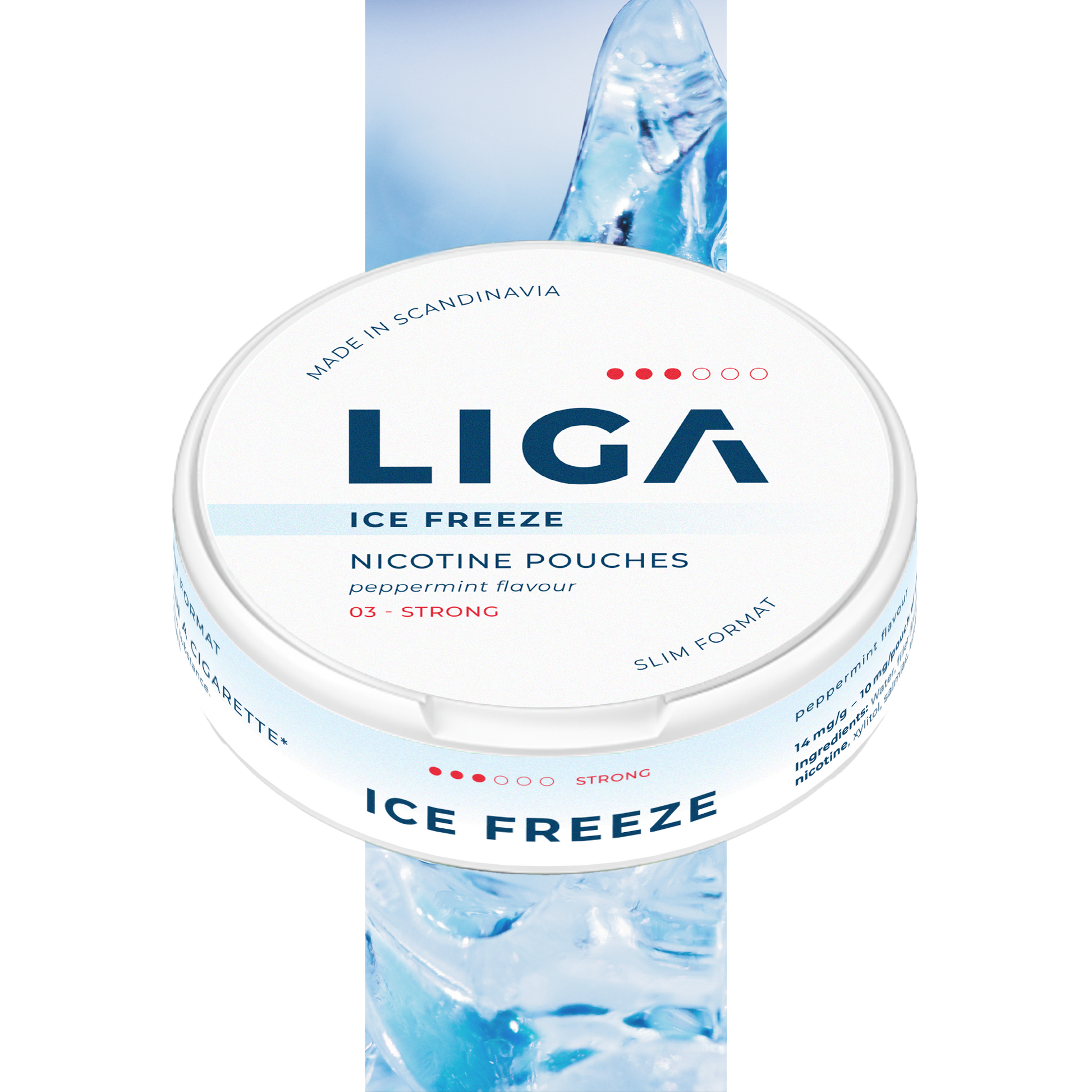 LIGA - Packung: ice Freeze, peppermint flavour, 03 - strong